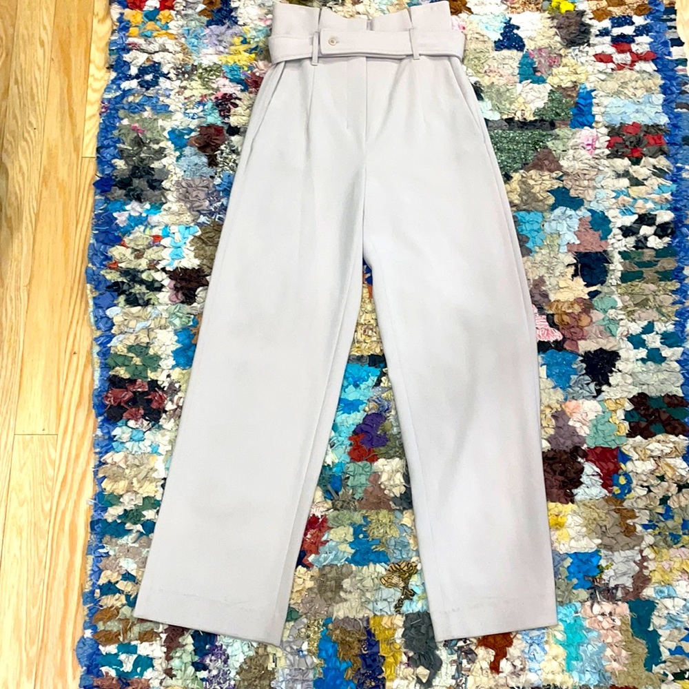 Babaton Taupe High-Waisted Pants Sz 8 EUC